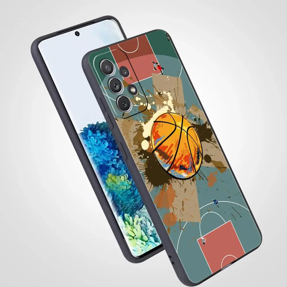 Stylish Basketball Basket Phone Case - Durable Sports-Inspired Design