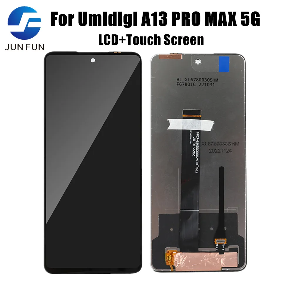 

For Umidigi A13 Pro Max 5G LCD Touch Screen Digitizer With Frame Display Module New Original 6.8 Inch