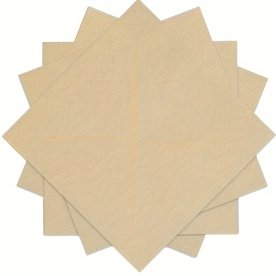 200pcs bamboo pulp primary color daily napkins paper napkins