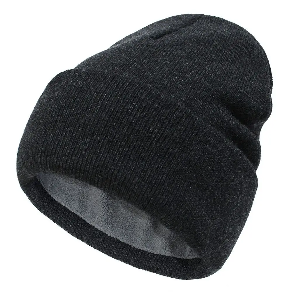 2 Berretti In Pile Uomo Tactical – Morbidi, Antivento, Taglia Unica (Nero)