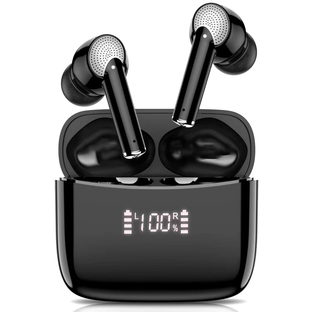 

J8 Pro TWS Wireless Earbuds bluetooth Earphone ANC+ENC Active Noise Cancelling HD Calls Low Latency Gaming Headphones Earphones