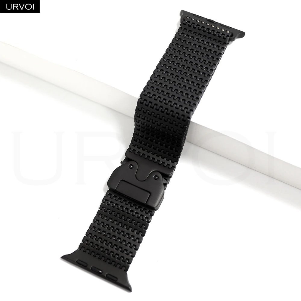 Premium Stainless Steel Mesh Strap with Parachute Buckle