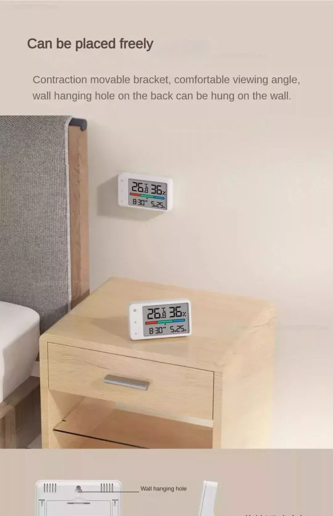 Sensor detail of the weather station