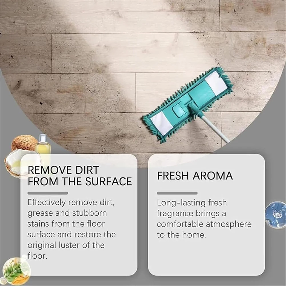 32oz Mop Soap Floor Cleaning Solution Mop Cleaning Soap Pet-friendly Cleaner for Home Multi-purpose Cleaner Liquid
