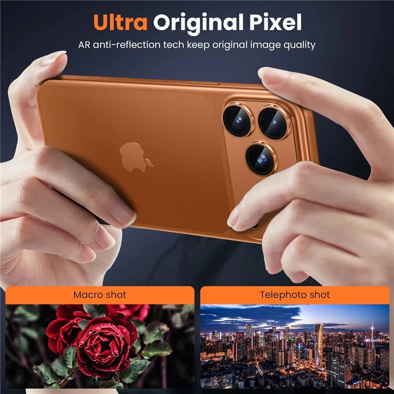 Premium Metal Camera Protector with Tempered Glass Cover for Enhanced Lens Protection