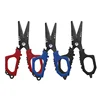 Multifuntional Lure Fishing Sissors Outdoor Survival Multi Tool EDC Scissors Hook Shearing 4