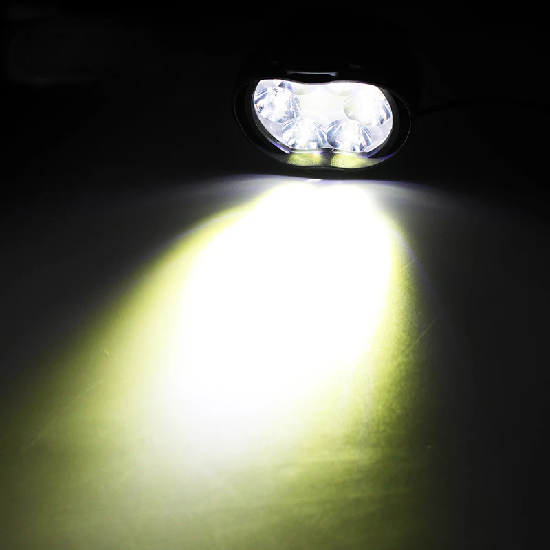 Motorcycle Headlight 6 LED Fog Spot Work Light Internal Drive For Motorcycles Electric Bicycles Parts motorcycle fog lights motorcycle headlight motorcycle led lights led motorcycle lights led lights motorcycle driving lights bike light