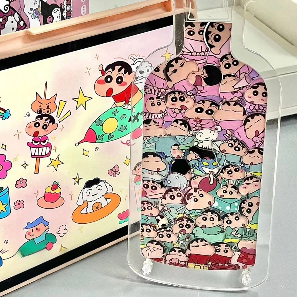 Puzzle in Acrilico Trasparente a Forma di Bottiglia di Crayon Shin-chan - immagine 3