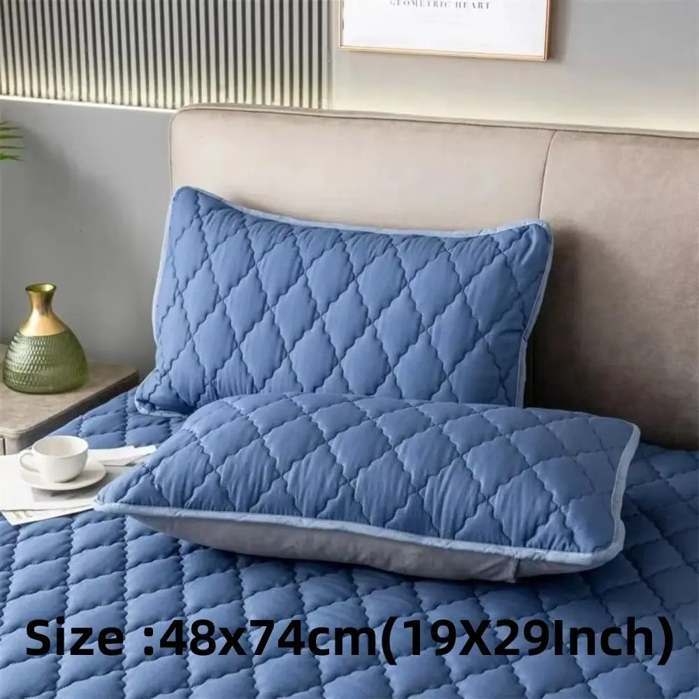 Waterproof Microfiber Pillowcase Protector for Home Bedroom