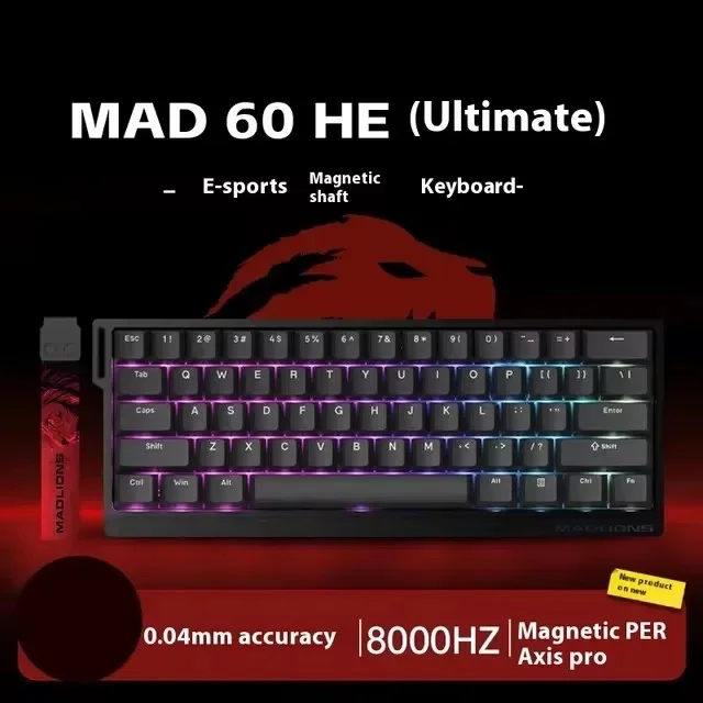 メカニカルゲーミングキーボード,カスタム磁気スイッチ,mad69