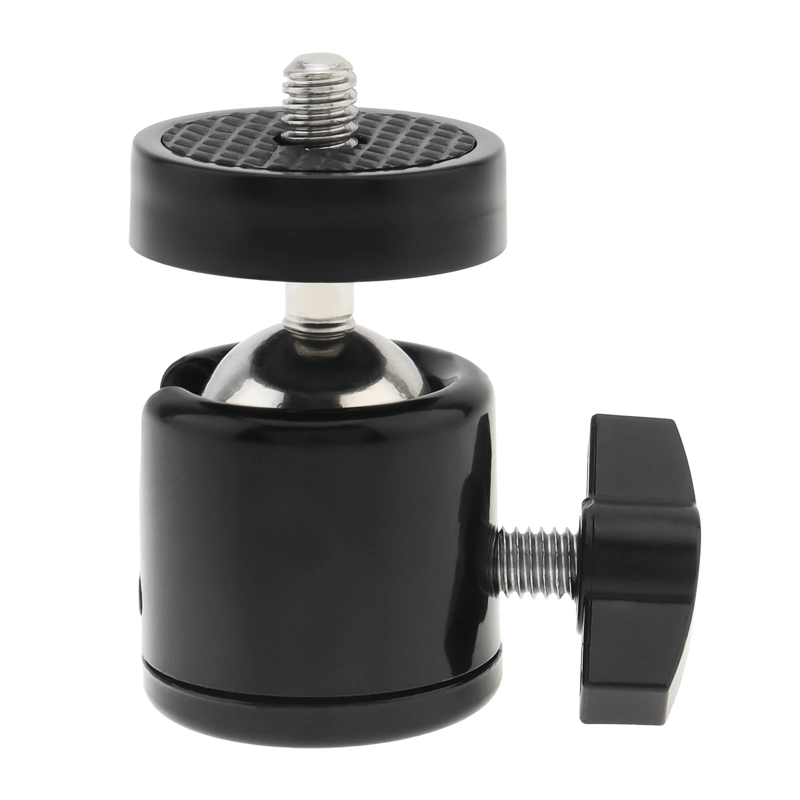 1/4 inch Swivel Mini Ball Screw Tripod Mount for Cameras / Light Stands, 360 Degree Rotating Rotating Mount Base Adapter