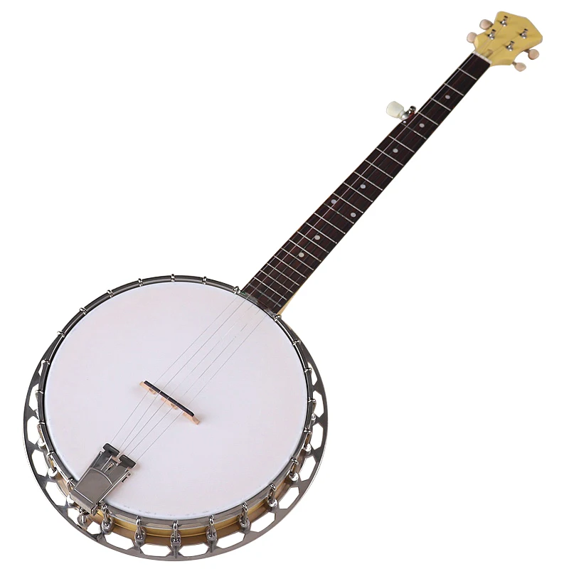 Good Quality 5 String Banjo Germany Quality Matte Finish 22F Chrome Diecast Machine Head Imported Drumhead Matte Finish
