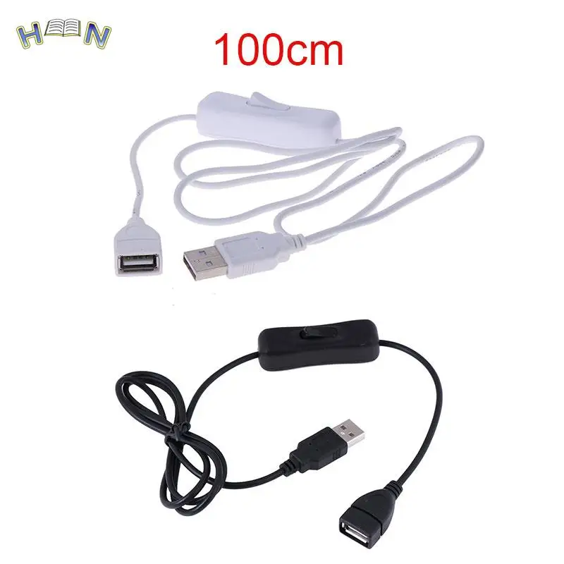 

1 м удлинитель USB кабеля с переключателем ВКЛ./ВЫКЛ. Удлинитель кабеля питания переключатель USB линия питания прочный адаптер Аксессуары 2 цвета