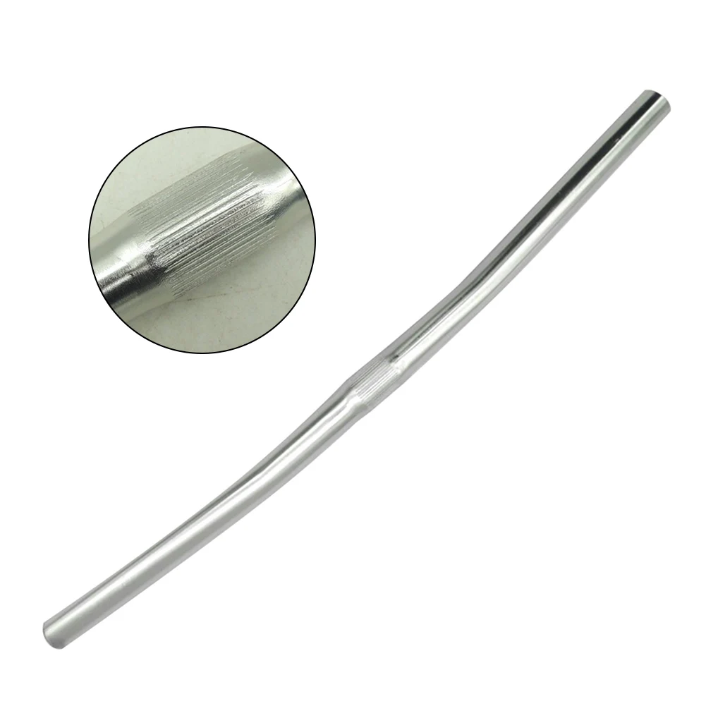Bicycle Ultralight Handlebar 25.4x520MM Silver Straight Handbar Road Folding Bikes Bicycle Accessories Cycling Parts 0
