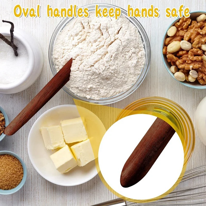 Top Deals 11 Inch Wooden Sourdough Bread Mixing Stir Stick Spurtle Wooden Sourdough Bread Making Tools Paddle Stirring Stick