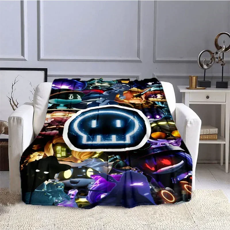 Murder-Drones Cartoon Printed blanket Flannel Warm blankets Soft and comfortable blanket bed linings cubre cama Birthday Gift 5