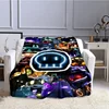 Murder-Drones Cartoon Printed blanket Flannel Warm blankets Soft and comfortable blanket bed linings cubre cama Birthday Gift 5