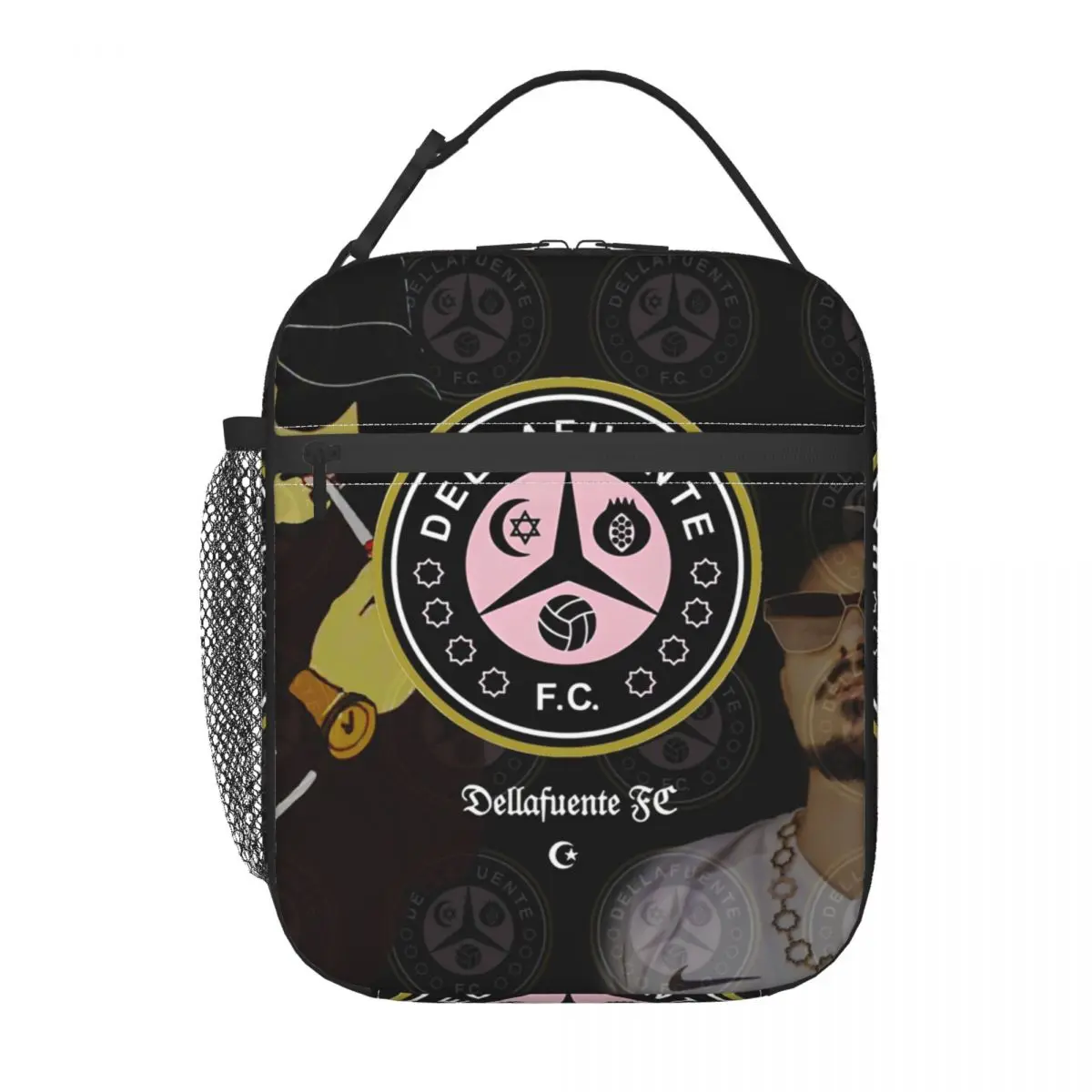 

Изолированные ланч-пакеты Dellafuente для женщин, испанский раппер, многоразовый термоохладитель, коробка для еды, для работы, школы, путешествий