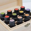 12/25 Compartments Wood Colour Essential Oil Box Fashion Pine Wood Storage Case Essential Oil Display Wooden Case Storage Boxes 4