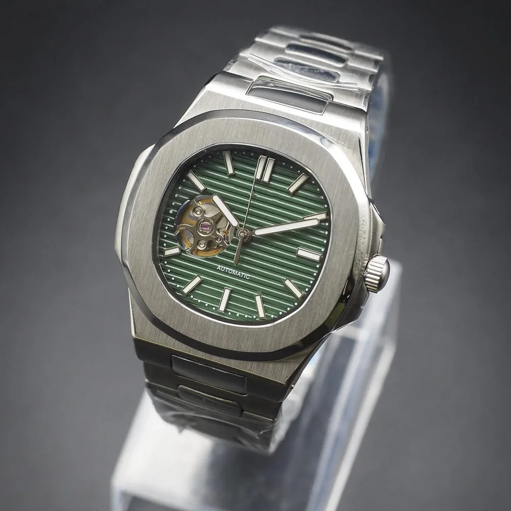 

41mm Men's Mechanical NH38 Movement Watch Customized Industrial Style Watch