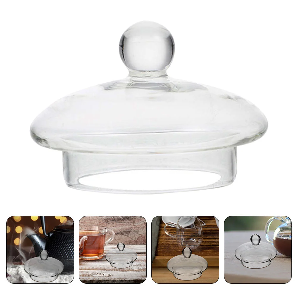 Teapot Lid Replacement Teapot Lid Replacement for Kettle Glass Cover Jug Clear Cup Household Accessories