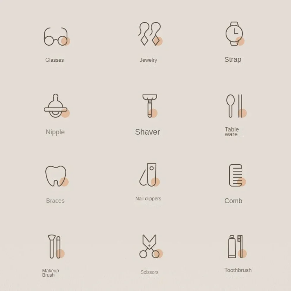 Description Picture 3 of itemUltrasonic Cleaner Machine 3-Speed Jewelry Glasses Watch Cleaner High-Frequency Portable Electric Cleaning Tool for Home Travel