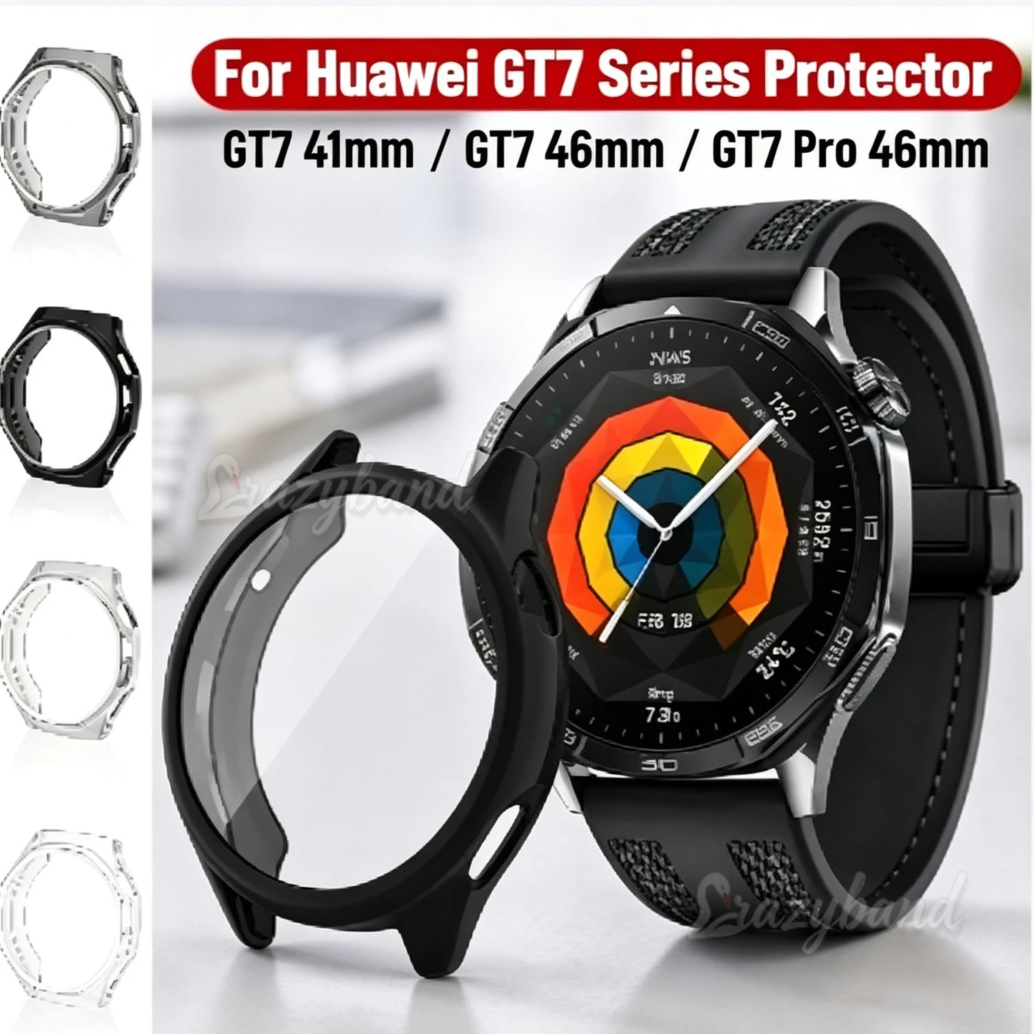 Enhanced TPU Full Coverage Bumper Case with Anti-Scratch Screen Protector