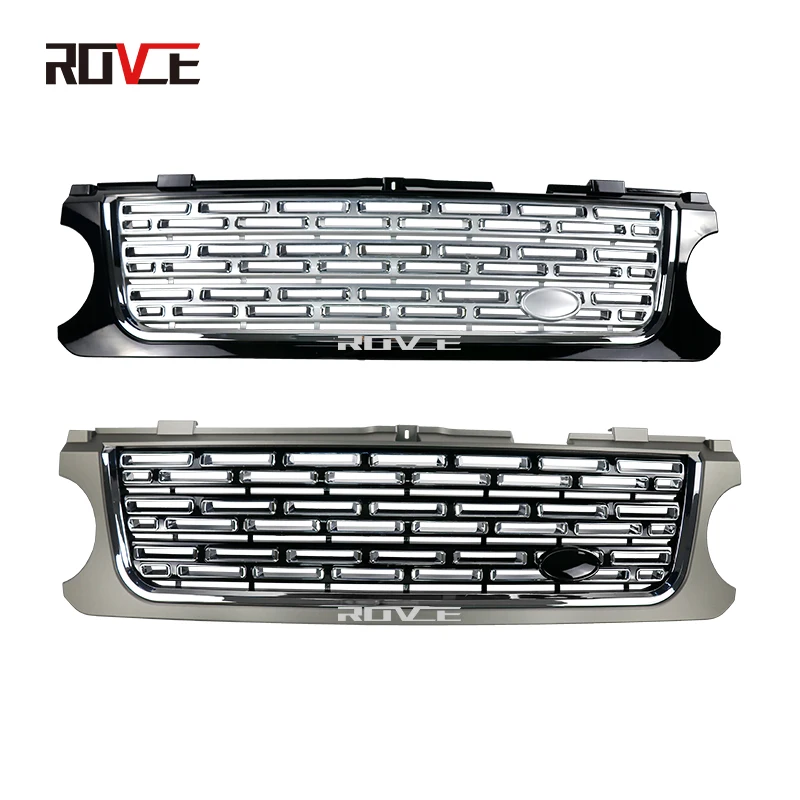 

Rovce For Land Rover Range Rover Vogue 2006-2009 L322 Update to 2013-2017 Car Front Bumper Racing Grille Mesh Grills Grille