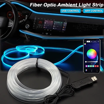 RGB Car Interior Ambient LED Light Strip 1