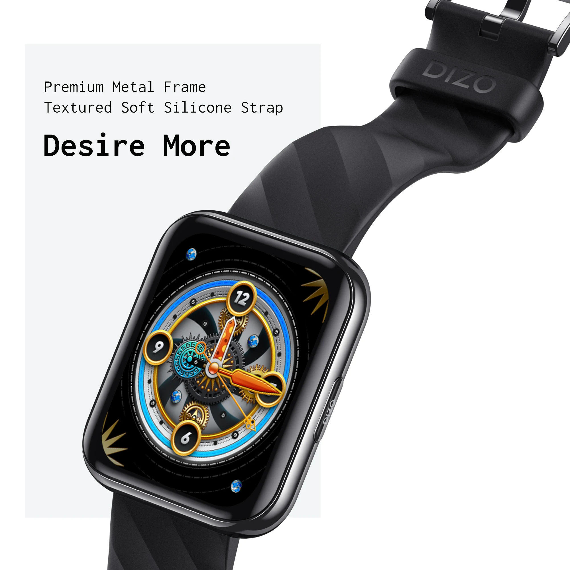 DIZO Watch D Ʈ ġ, 1.8 ġ Ǯ ġ ũ, 14  ͸ , 5ATM   Ʈ ġ, 