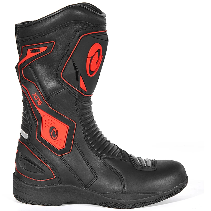 Motorcycle Reflection waterproof Boots Protector Gear Motorbike Bike wear Reflective Boots Leather Motocross Racing Shoes