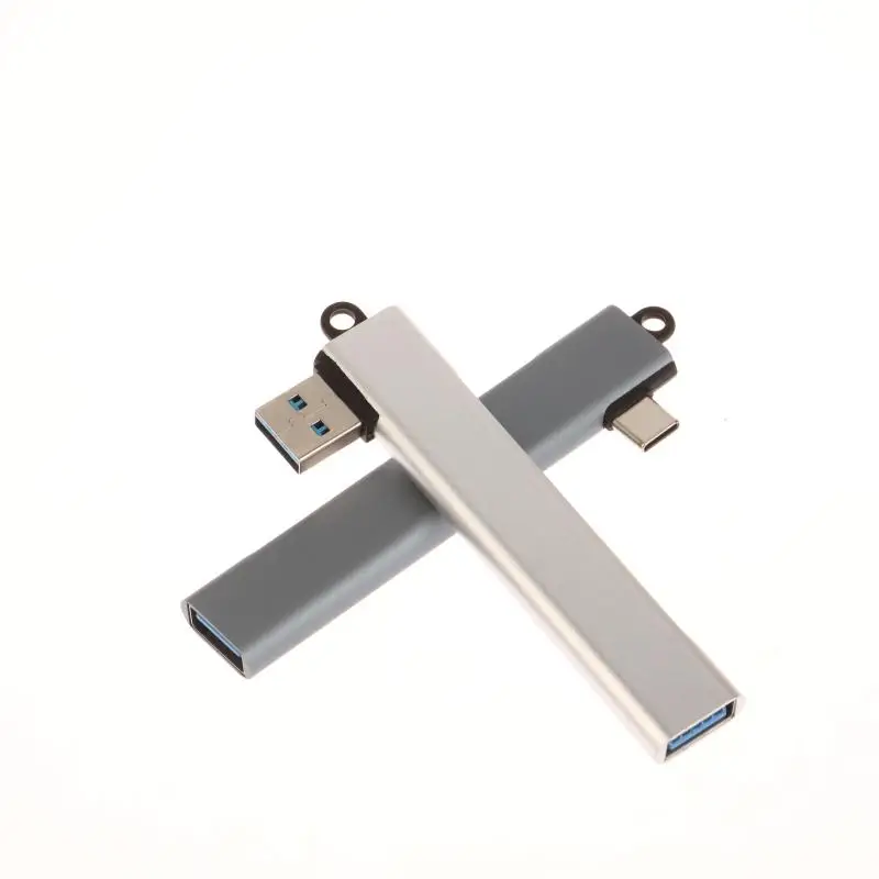 4 in 1 USB 허브 PC 컴퓨터 액세서리 4포트 USB 3.0 허브 고속 타입 C 분배기 5Gbps 멀티포트 허브 4 USB 3.0 2.0 포트