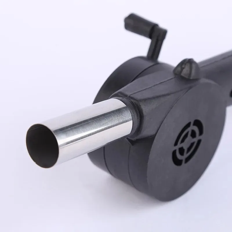 Hand Crank BBQ Fan Portable Outdoor Barbecue Air Blower Cooking Picnic Bellows for Picnic Camping Hiking Stove Grill Accessories