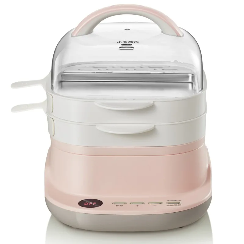 

3L Home Mini Desktop Breakfast Machine with Steamer Reservation Timing Heat Preservation Drawer Type Kitchen Cooking Appliance