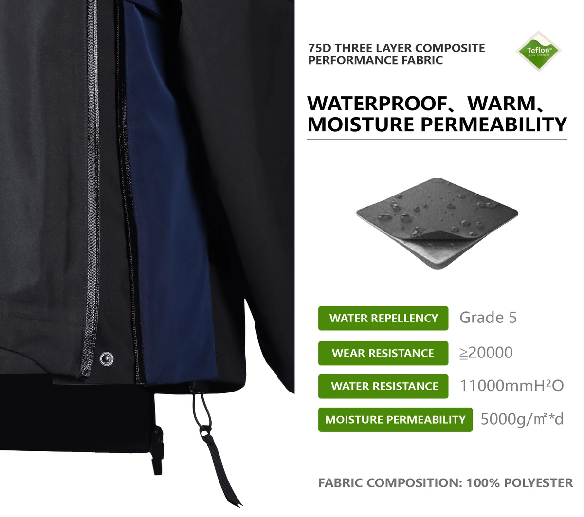 Reindee Lusion 21aw 3in1 all-enviroment waterproof scout jacket outer shell and inner jacket techwear gorpcore