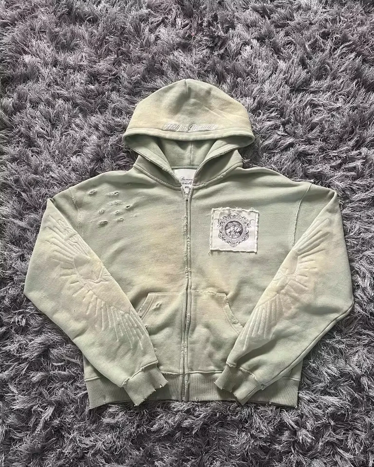 GMOYD Sudadera Bordada Para Hombre, Diseño De