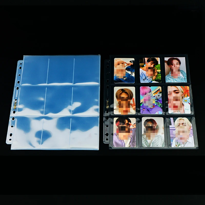 

20PCS Ultra A4 HD 9-Pockets Transparent Card Pages Postcard Holder Protector Albums Pages For YUGIOH PTCG MGT TCG Trading Card