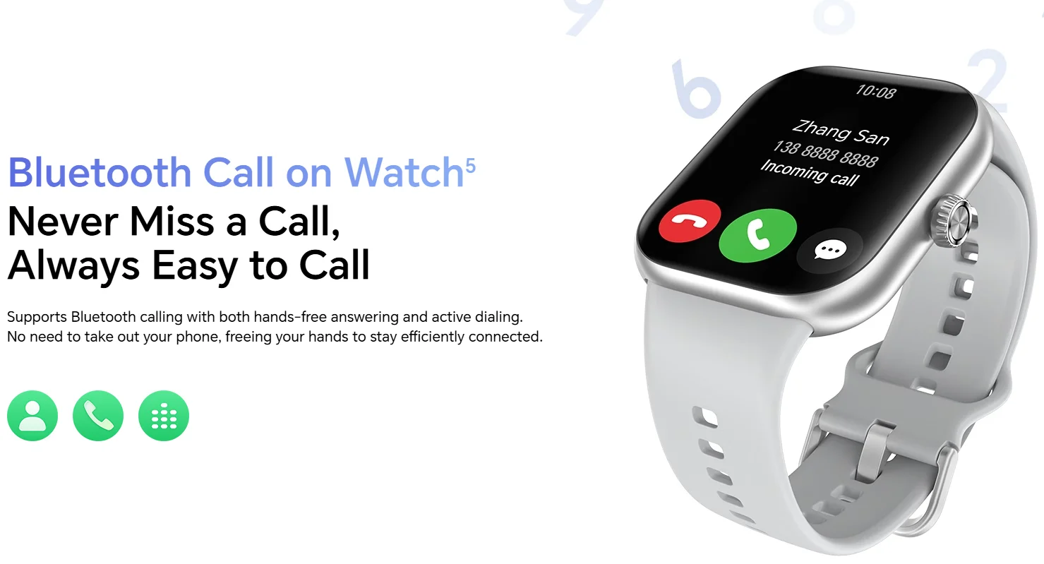 HONOR CHOICE Watch 2 Pro, Globale Version Smartwatch, 1,97-Zoll AMOLED-Bildschirm mit Schmalem Rahmen, HONOR CHOICE INFOWEAR Watch 2 Pro – Detail 14
