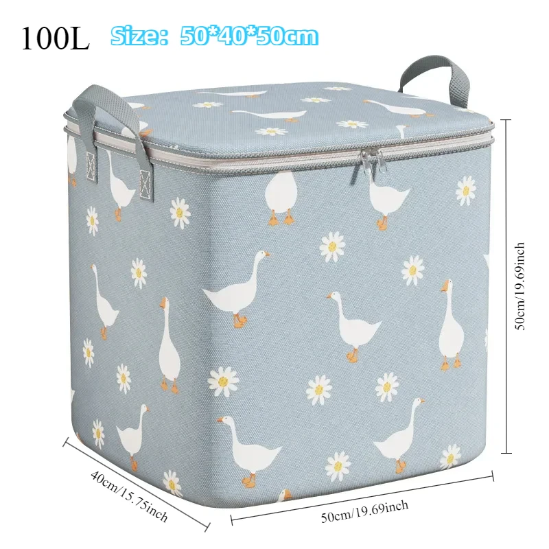 100L Pouch Storage Bag Organizer Oxford Material Foldable Waterproof