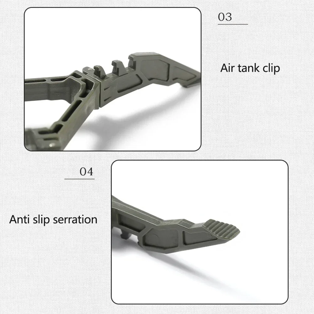 Nylon Gas Canister Stand Foldable Outdoor Gas Tank Bracket Camping Stove Bottle Stand Universal Tripod Folding Canister Stand Image 22