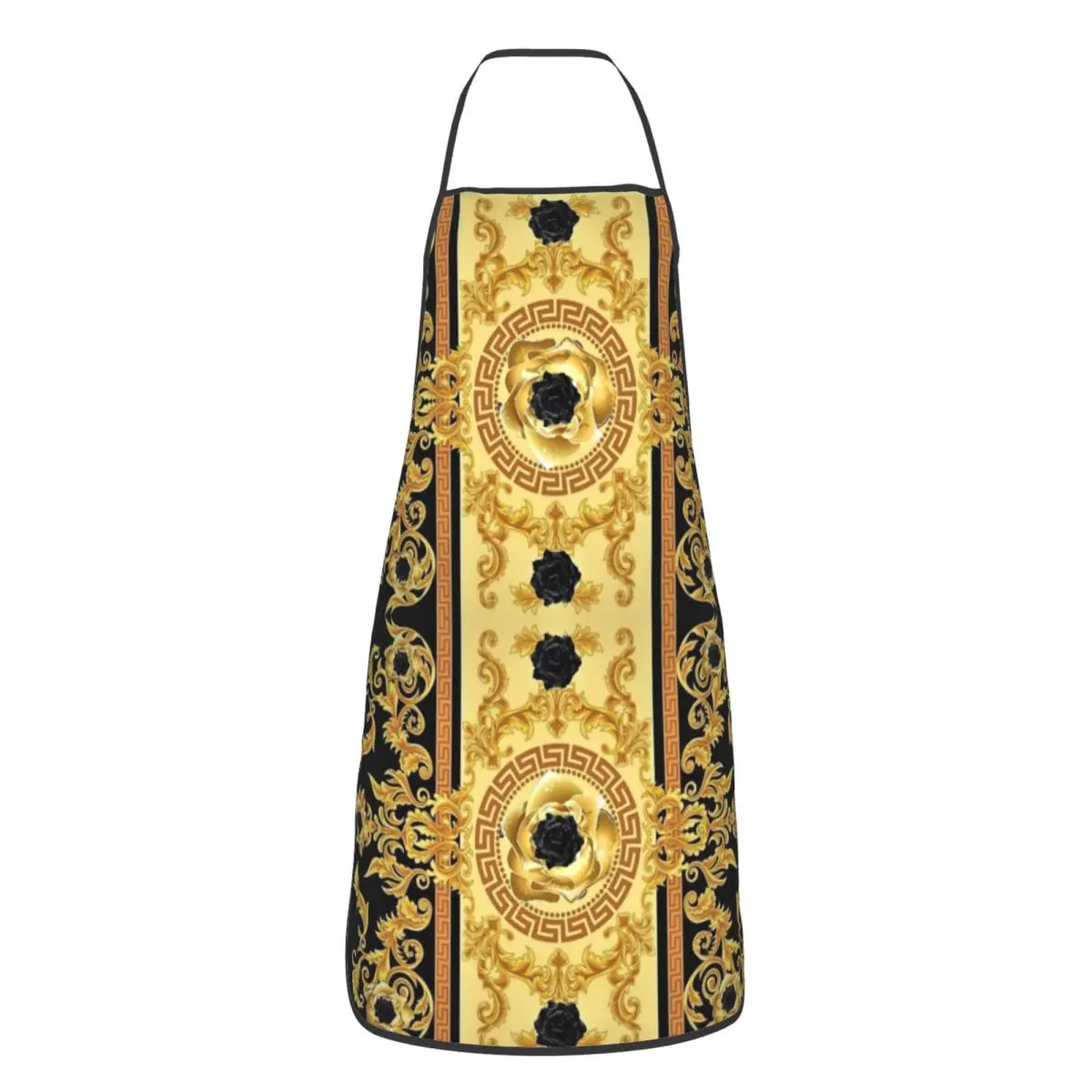

Фартук с цветочным принтом в стиле барокко