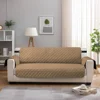 Sofa Covers Waterproof Sofa Slipcovers 1/2/3/4 Seater Non Slip Cover for Kids Pets Washable Sofa Protector with Elastic Strap 2