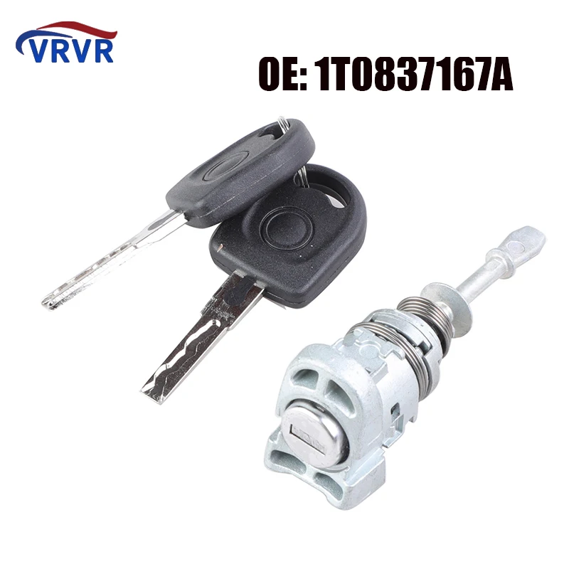 

Флюза блокировки с ключами 1T0837167A 1T0837168A для VW Golf Mk6 Mk7 2007- 2014