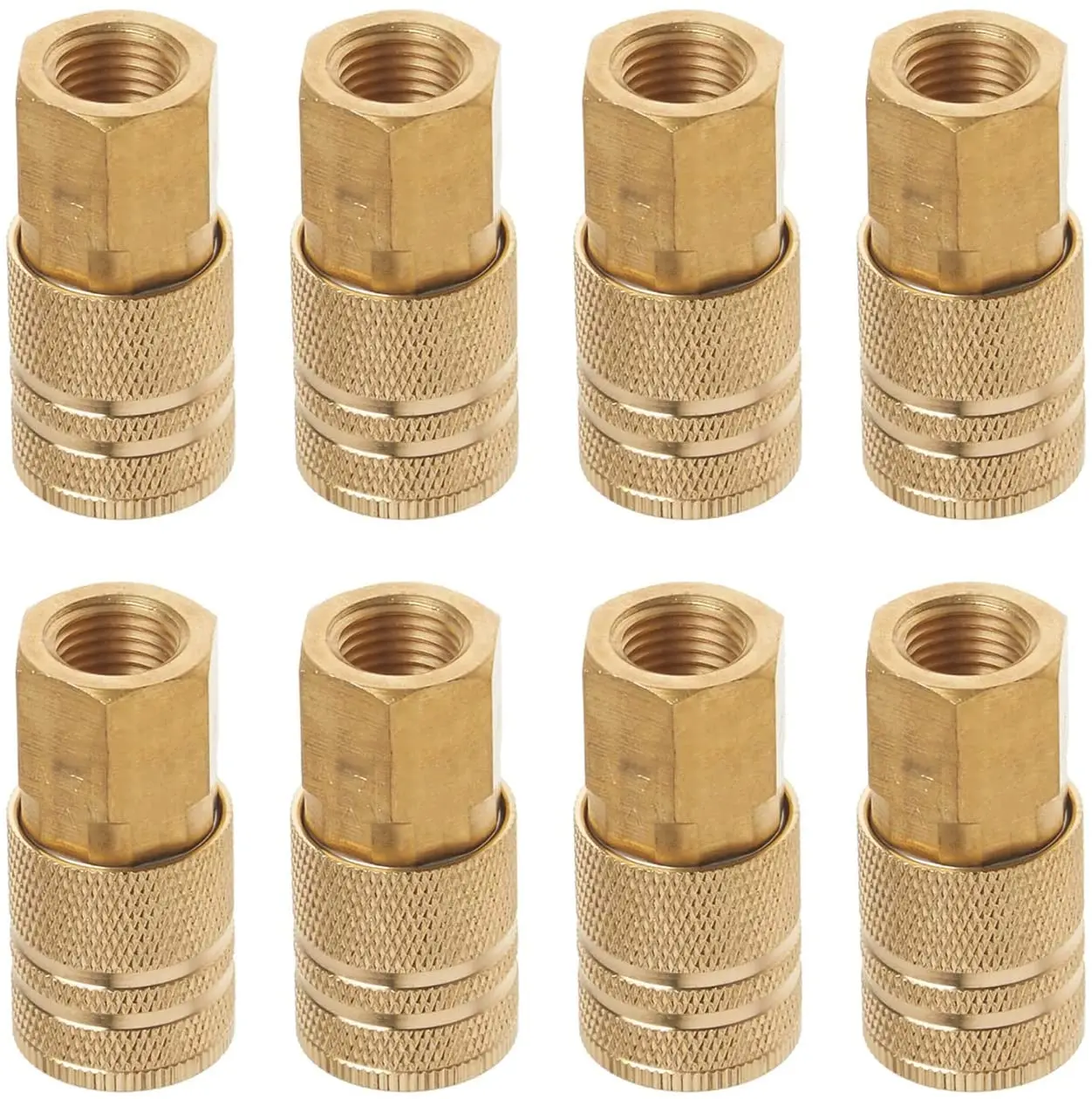 

JOYSTAR 8 шт. Быстрое воздушное соединение 1/4 "NPT Женский соединитель, быстрое соединение воздушных фитингов, аксессуары для воздушного компрессора, быстрый соединитель
