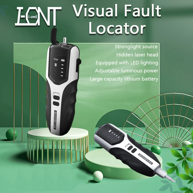 

VFL Visual Fault Locator Rechargeable Battery Fiber with Flash Light 5MW 15MW 20MW 30MW Adjustable Fiber Optic Red Light Pen