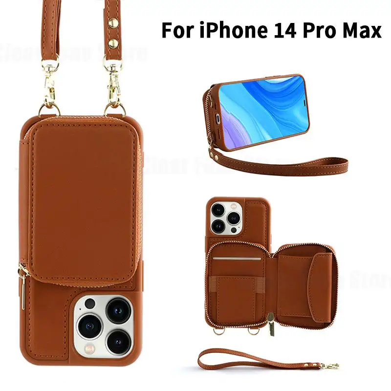 

Роскошный кожаный чехол для iPhone 12 13 14 Pro Max 14 Plus 14Pro Max, чехол-Бумажник для телефона, противоударный чехол для iPhone 14 Pro Max, чехол