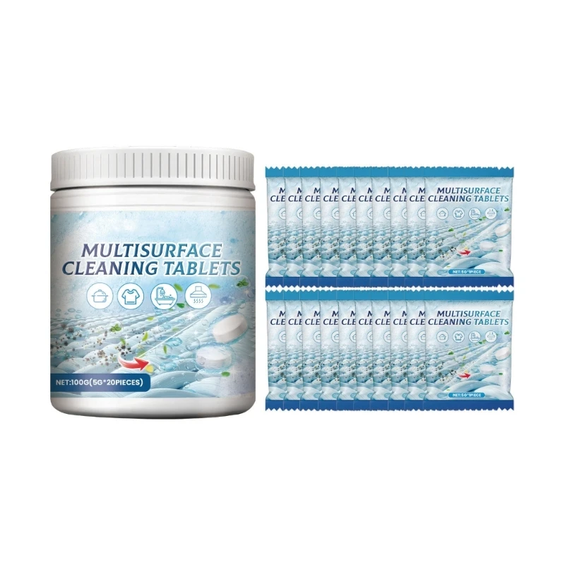 

Kitchen Cleaner Greases Cleaning Tablets Quick and Efficient Removal of D08D