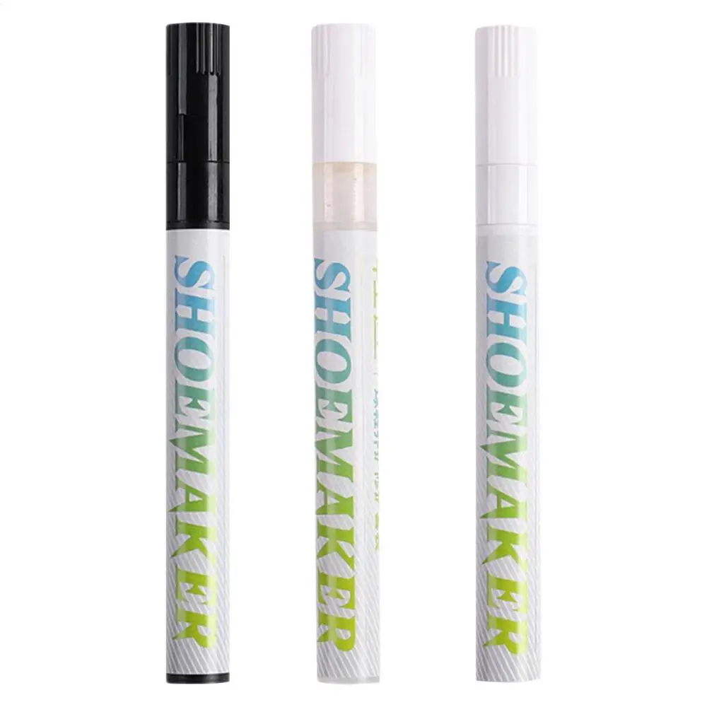 Stoff-Schuhmarker, tragbare Leder-Farbstoffmarkierungsstifte für Schuhe, professionelle Reparatur, verblassender Stift, Schuhmarker, antioxidativer Stift – Detail 1
