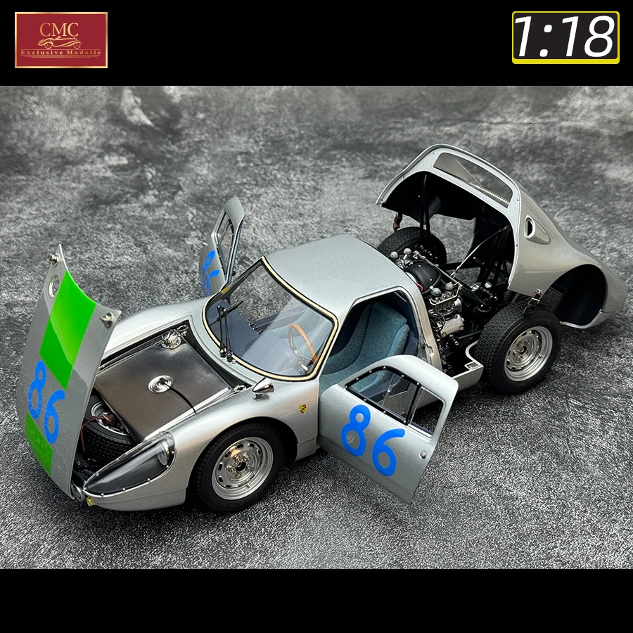ミニカー minichamps 1/18 porsche904 GTS RACING 1:18 SCALE 1964 PORSCHE 904 GTS RACING SILVER #50 BY