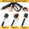 Pressure Washer Hose Connector Converter Power Washer Outlet Adapter M22 for Karcher Bosch Nilfisk High Pressure Washer Hose 4